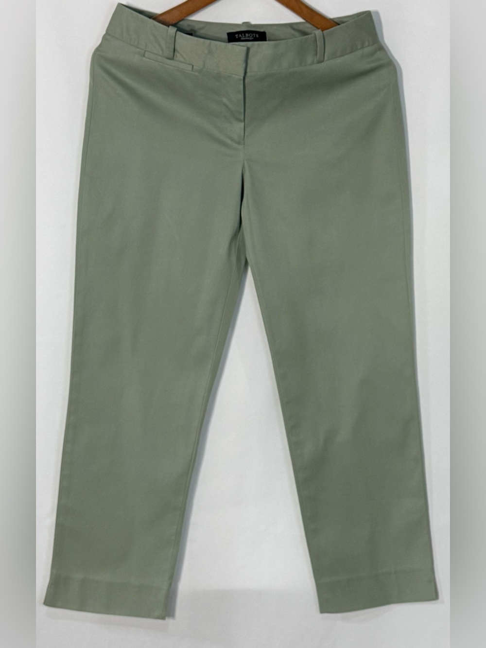 Talbots Signature Olive Ankle Pants Women’s Size 2 Cropped Career Casual